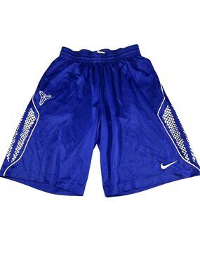 Nike Dri-Fit Mens Kobe Bryant Blue White Athletic Basketball Shorts Size Medium